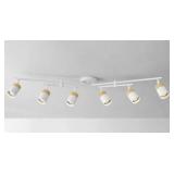 6-light Swivel Track Lighting Bar