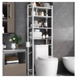 Over-the-toilet Storage Rack, White