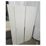 4 White Melamine Shelves, 12x55 Each