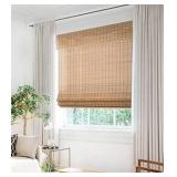 Bamboo Roman Window Shades 29' W X 64' H