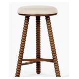 Twist Leg  Counter Stool - Oak