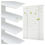 Bright White 30.5' X 60' Faux Wood Blind