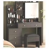 Black Vanity With Lighted Mirror See Link