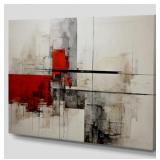 Large 4ft X 36'  Abstract  Canvas Wall Art