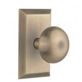 Solid   Brass Passage Door Knob Set