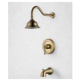 Brass Pressure Balance Shower System New In Box