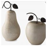 Bramhall Pear And Apple Sculptures