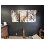 Abstract Three-panel Wall Art 24x36