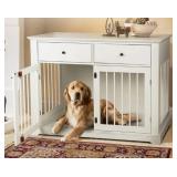 Wooden Dog Crate With Storage Drawers See Link