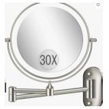 Wall-mounted Makeup Mirror With Led Lighting And