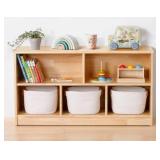 Montessori 5-section Wooden Kids Shelf