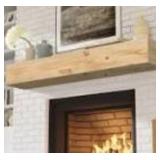 Distressed Aspen Wood Beam Mantel Retail $315