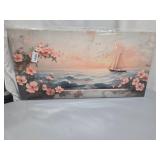 Canvas Wall Art With Sailboat Scene