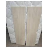 2-pack Melamine Shelves, 12' X 47'