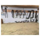 Metal Clamps And Hand Tools