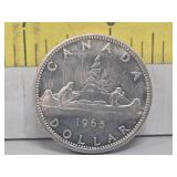 1965 Canadian Silver Dollar Coin