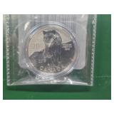 2013 Canada $20 Fine Silver Wolf Coin