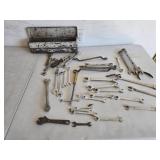Wrenches With Metal Tool Box