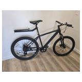 26' 7-speed Bicycle With Black Frame
