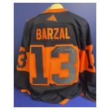 Authentic Barzal Autographed Jersey