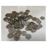 1867-1967 Canadian Rabbit 5 Cent Coins