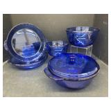 Cobalt Blue Bowls & Lidded Dishes