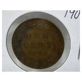 1903 Canadian One Cent Coin VF
