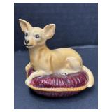 Beswick England Dog on Pillow Figurine