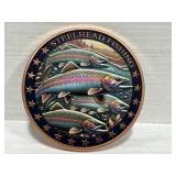 1 oz .999 Copper Round - Rainbow Trout with