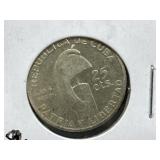 1953 Cuba 25 Cent Coin