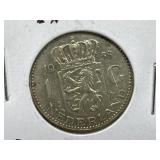 1958 Netherlands 1 Gulden