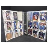 Binder of 1991 Upper Deck Baseball Cards