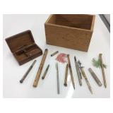 Pencils, Pen Nibs, Pencil Holder Etc.