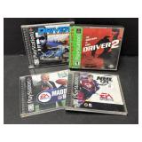 4 Play Station Games - NHL 98, Driver, Driver 2
