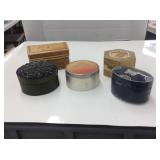 5 Small Trinket Boxes