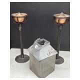 Outdoor Candle Holder And Oil Lamps