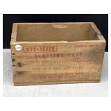 Blasting Caps Box. 12 X 6 1/2 X 6 1/2