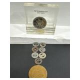 Transit Tokens, Centennial Dollar and Coin in