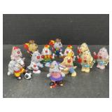 1980s Wrinkle Dog Small Plastic Figures Made in