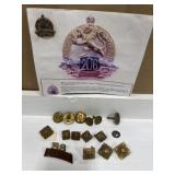 Military Buttons & Pins/Badges