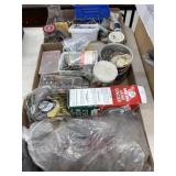 3 Trays, Steel Wool And Hardware