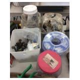 4 Small Plastic Hardware Storage Containers Plus