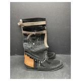 Black Suede Boots - Spark Made in Italy - Size  40