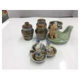 Irish Porcelain And Wade Figures