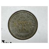 1943 Great Britain 6 Pence Coin
