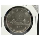 1968 Canadian Dollar Coin - Small Island -