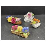 Porcelain Flower Baskets