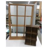 2 Hand Crafted Wall Shelves