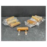 7 Butterscotch Bakelite Drawer Pulls; 1.5 "