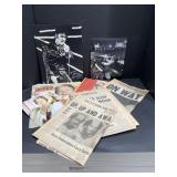 Vintage Newspapers and Photos - Astronauts,